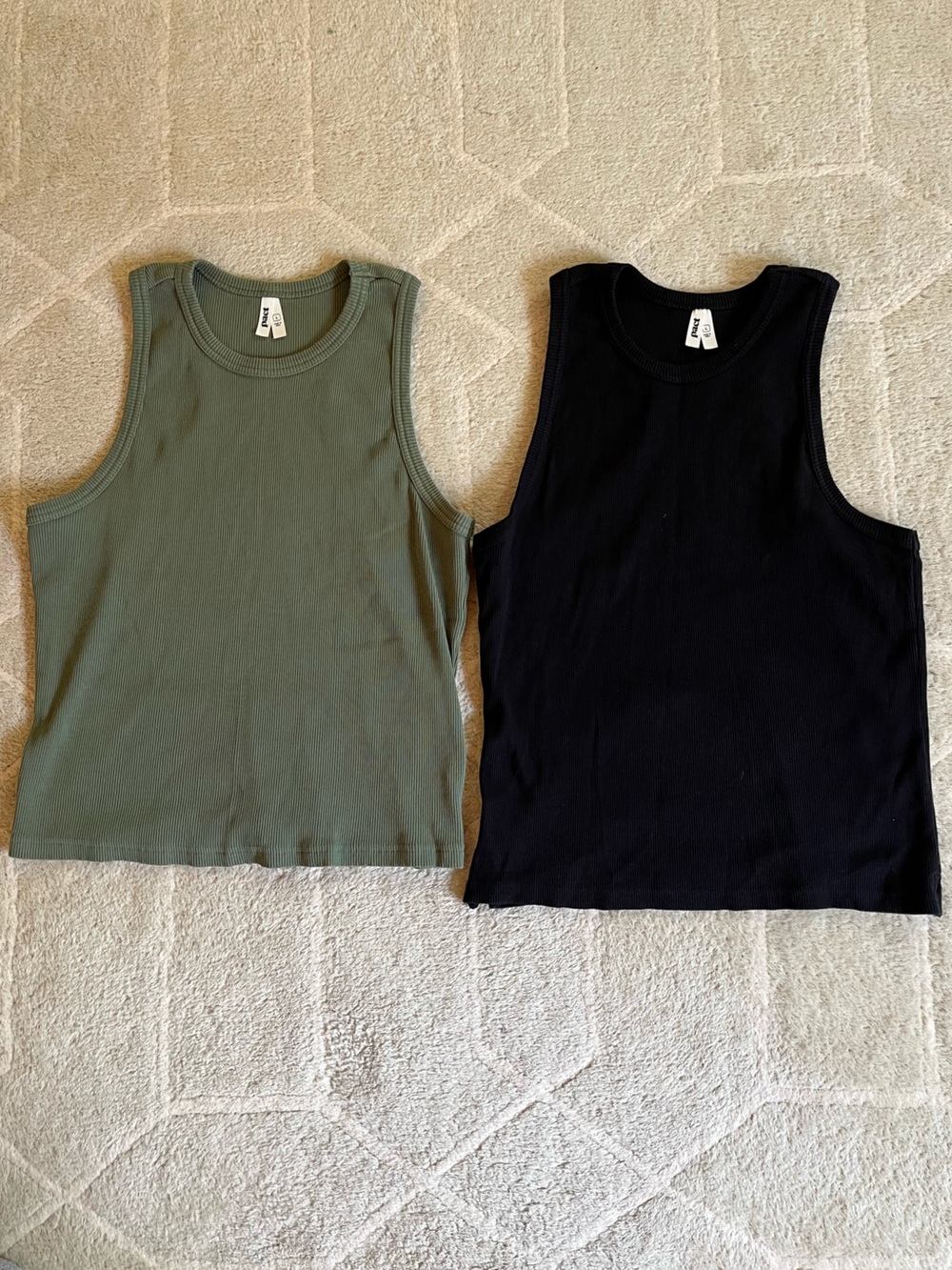 2 Pact Perfect Rib Racerback Tanks - Picture 3 of 15
